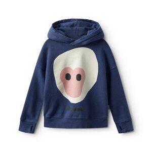 Nununu Monkey Around Hoodie in Indigo